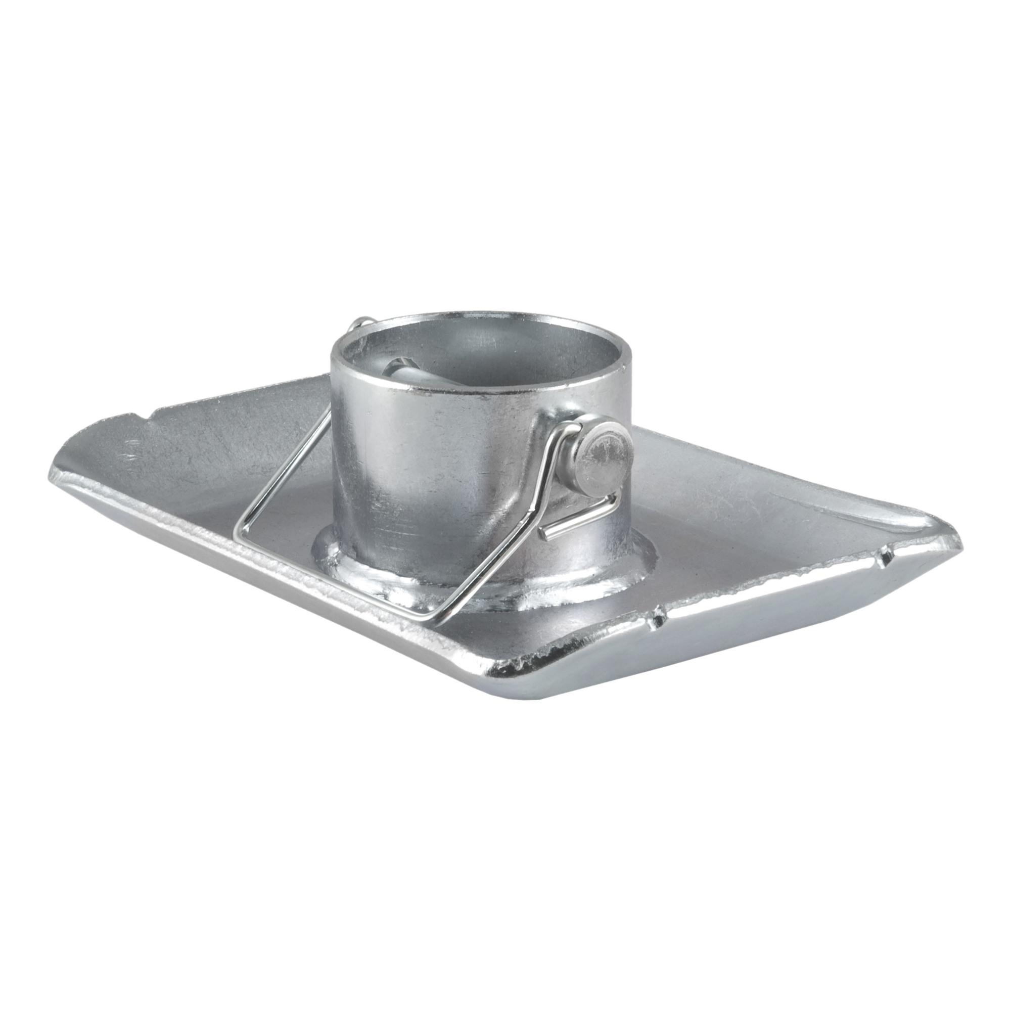 Curt Manufacturing, Pin-On Jack Foot 2in. Tube, 2000 lbs, 1-11/16in.H, Model# 28272